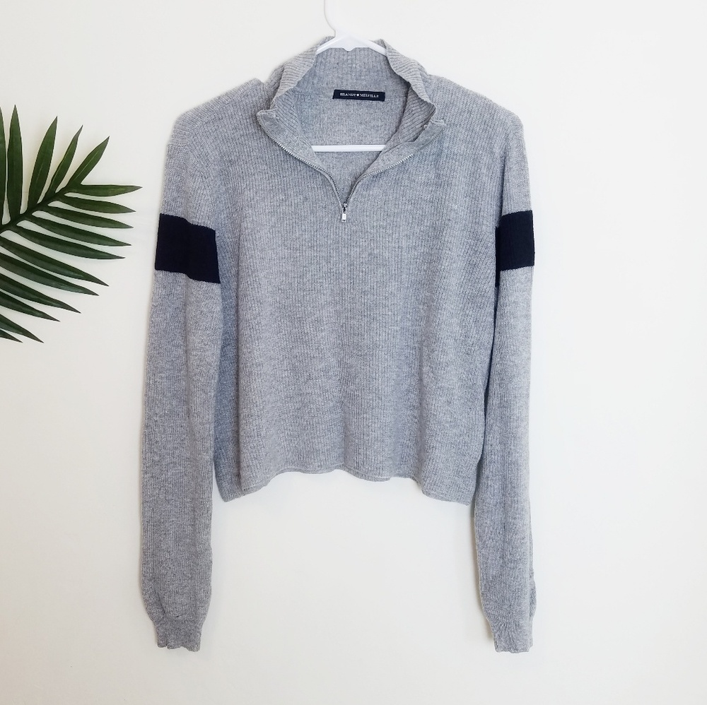 Brandy❤Melville Crop Top Long Sleeve Sweater